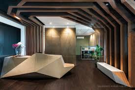 origami inspired office interior design