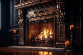Pilot Light On For A Gas Fireplace