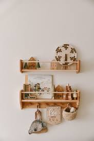 Montessori Baby Kids Room Shelf With