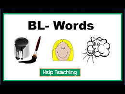 A blends chart is a group of two to three consonants in words that make a distinct consonant sound. Bl Words Blends Phonics Lesson For Kids Youtube