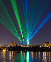 Dnipro Light Flowers Installation By