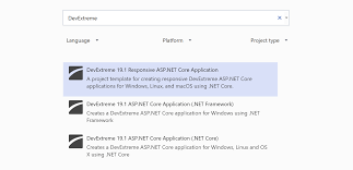 asp net core new devextreme based