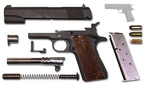 It features a 7 round magazine and has an effective range of approximately 50 meters. M1911 Pistol Wikiwand
