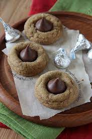 Best hershey kiss cookie recipes. Gingerbread Kiss Cookies Baked By Rachel Kiss Cookies Soft Gingerbread Cookies Christmas Food