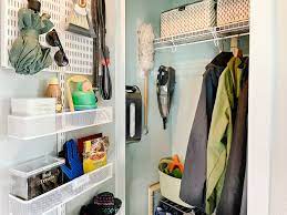 declutter organize your coat closet