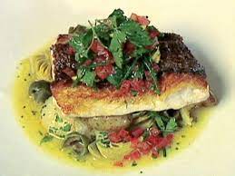 red snapper with ragout of potatoes