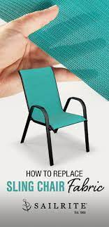 Replace Fabric On A Patio Sling Chair
