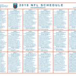 Printable Schedule Football Weblog