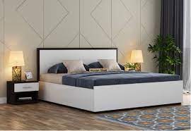 wooden bed designs in queen size