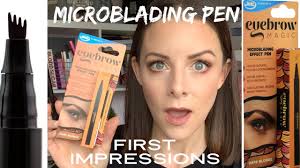 Cheap eyebrow enhancers, buy quality beauty & health directly from china suppliers:microblading eyebrow pen waterproof fork tip eyebrow tattoo pencil long lasting professional fine sketch liquid eye brow pencil enjoy ✓free shipping. Microblading My Eyebrows With A Pen Jml Eyebrow Magic Microblading Effect Pen First Impressions Youtube