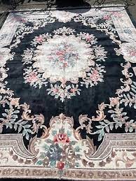 beautiful handmade wool and silk carpet