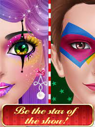 magical wonder circus fantasy makeup