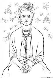 First 100 high frequency words handwriting worksheets. Frida Kahlo Coloring Pages Printable