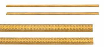 1 meter 100cm scale ruler wooden