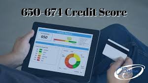650 credit score to 674 credit score