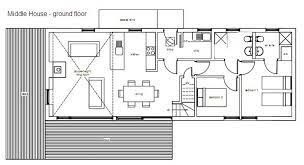 Floor Plan Of Middle House Sleeps 6
