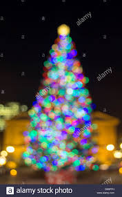 Christmas Holiday Tree At Pioneer Courthouse Square In