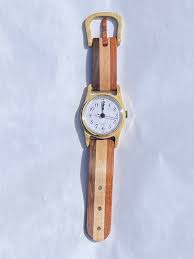 Wall Clock Wood Wrist Watch