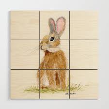 Erscotch Rabbit Animal Watercolor