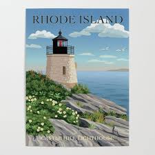 rhode island poster by barbara pixton
