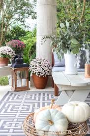 We share inexpensive, yet sophisticated and fun ways we've assembled some amazing fall front porch decorating ideas and are excited to share them with you. Fall Porch Decor Outdoor Decorating Ideas The Garden Glove