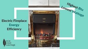 Electric Fireplace Energy Efficiency
