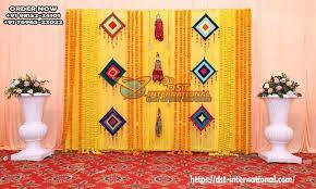 Plastic Indian Wedding Decoration Haldi