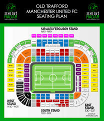 Old Trafford Manchester United Seatradar Com