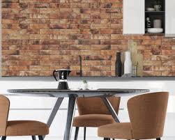 Prudhoe Red Brick Effect Long Wall Tile