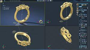 jewelry designs made with 3d cad software