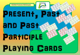 Verbs Present Past And Past Participle Game