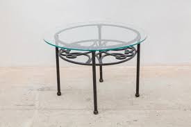French Wrought Iron Round Coffee Table