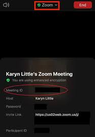 zoom meeting id how to find share