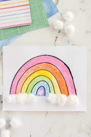noah s ark watercolor rainbow craft