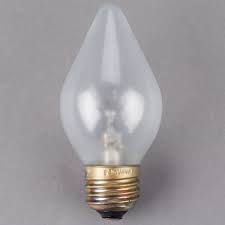 Satco S4536 60 Watt Clear Shatterproof Finish Decorative Incandescent Rough Service Light Bulb 240v C15