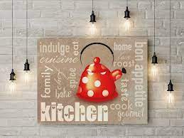 Kitchen Wall Decor Kitchen Modern Art