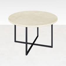 Round Marble Coffee Table Travertine