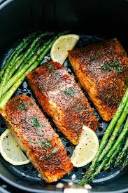 air fryer salmon in 10 minutes the