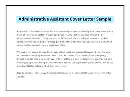 Sample Personal Assistant Cover Letter Resume Cover Letter Samples