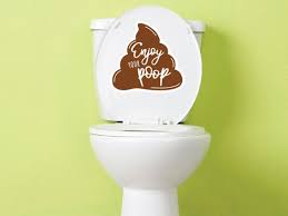 Enjoy Your Poop 6 Inch Toilet Seat Or