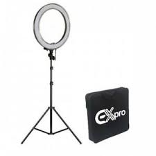 Studio 45cm 300w Led Dimmable Ring Light Stand Photo Video Makeup Beauty Uk 6027257043615 Ebay