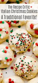 Mint thumb prints are the perfect addition to santa's plate of cookies! Traditional Italian Christmas Cookies The Recipe Critic