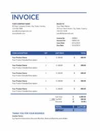 free invoice templates word excel