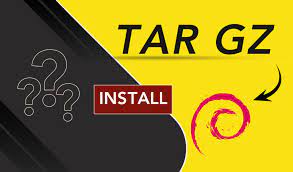 how to install tar gz on debian 12