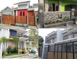 See more ideas about house design, fence design, compound wall design. Model Pagar Rumah Minimalis Batu Alam Paling Uhuy Rumah Minimalis