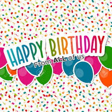 Birthdays are never complete until you've sent happy birthday wishes to a friend or to any other birthday gal or boy! Happy Birthday From All Of Us Greeting Card Eps10 Vector Illustration Royalty Free Cliparts Vectors And Stock Illustration Image 93561878