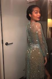 How Yara Shahidi Got Glam For The Emmys In Custom Prada In
