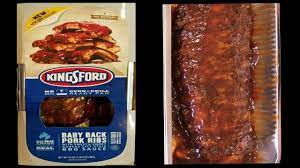 kingsford fully cooked baby back ribs