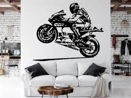 Motocross Wall Decal Motorcycle Wall