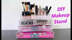 diy makeup storage makeup stand and